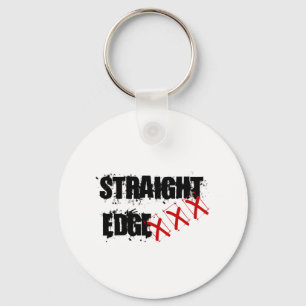 Straight Edge Box Sqr Key Ring