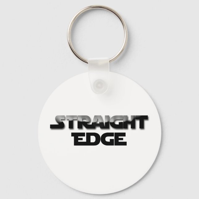 Straight-Edge Key Ring (Front)