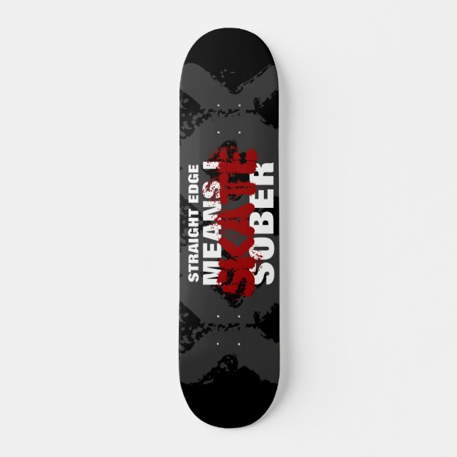 STRAIGHT EDGE Skateboard (Front)