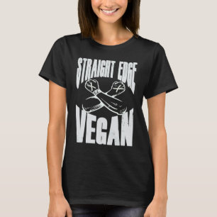 Straight Edge Vegan Anti Drug Punk T-Shirt
