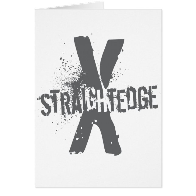 Straight Edge X dark grey (Front)