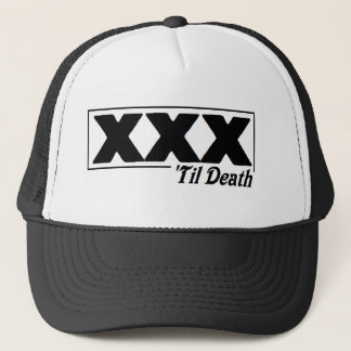 straight edge XXX 'til Death logo cap