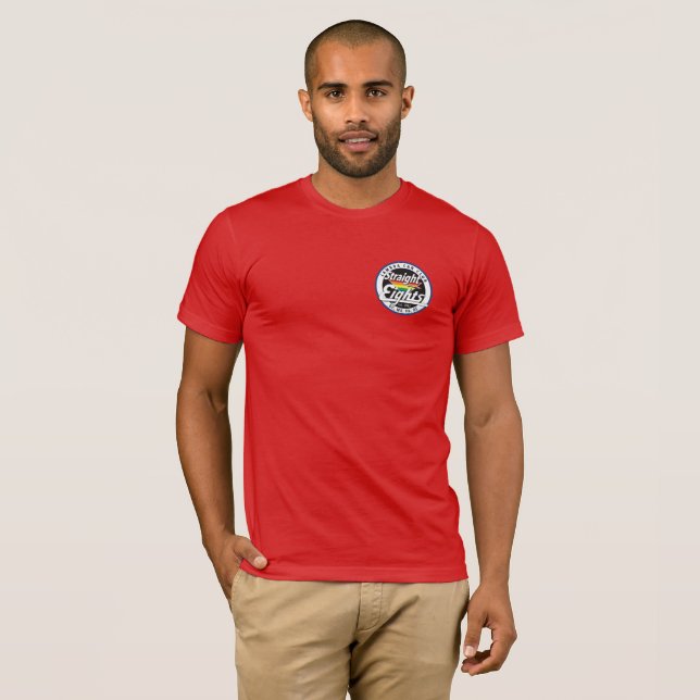 Straight Eights T Shirt (Front Logo Only) (Front Full)