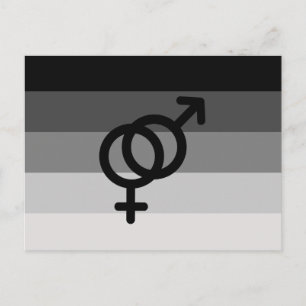 STRAIGHT FLAG ORIGINAL WITH SYMBOL -.png Postcard