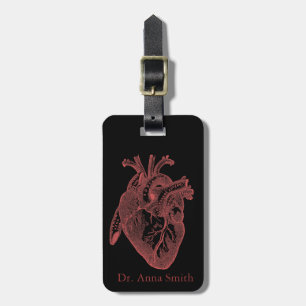 Straight From The Heart Gifts For Medical Nerds Luggage Tag