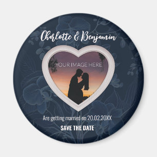 Straight From the Heart Wedding Save The Date Magnet