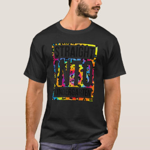 Straight Into Kindergarten Team Leopard First Day T-Shirt