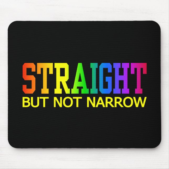 STRAIGHT mousepad (Front)