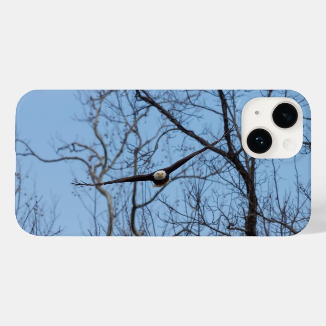 Straight On Eagle iPhone Case (Back (Horizontal))