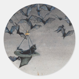 Straight on Till Morning Classic Round Sticker