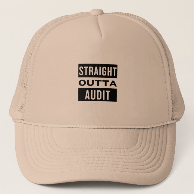 Straight out of audit hat (Front)