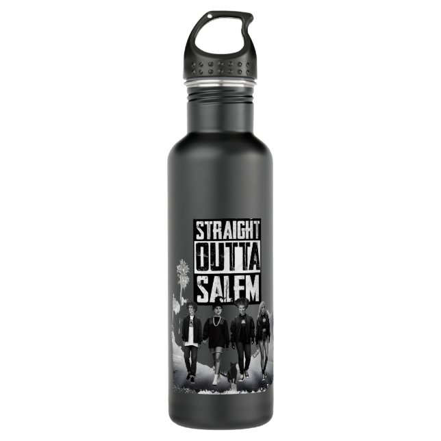 straight outa salem 710 ml water bottle (Front)