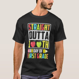 Straight Outta 100 Days Of First Grade T-Shirt