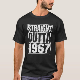 Straight Outta 1967 54Th Birthday Funny 54 Years O T-Shirt