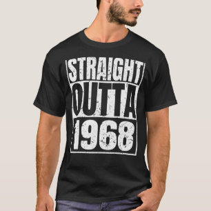Straight Outta 1968 54th Birthday Retro 54 Years O T-Shirt