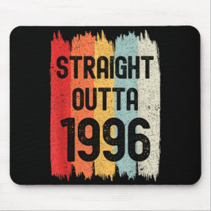Straight Outta 1996 Funny Retro Birthday Awesome S Mouse Mat