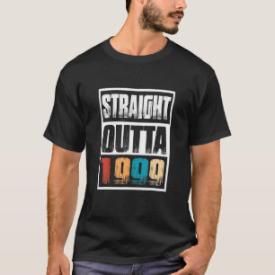 Straight Outta 1999 21Th Birthday Gift 21 Years Ol T-Shirt