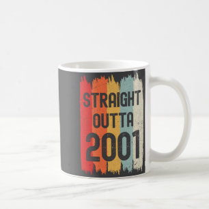 Straight Outta 2001 Funny Retro Birthday Awesome S Coffee Mug
