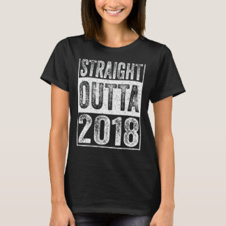 Straight Outta 2018 4 Years Old  Vintage 4th Birth T-Shirt