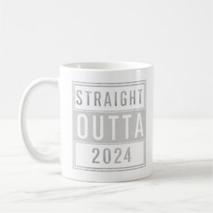 Straight Outta 2024 Tri-Blend Shirt Coffee Mug
