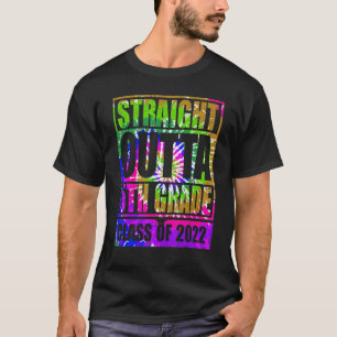 Straight Outta 5th Grade Class Of 2022 Graduation  T-Shirt