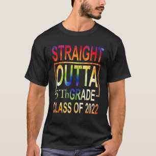 Straight Outta 5th Grade Fifth Graduation Teacher T-Shirt