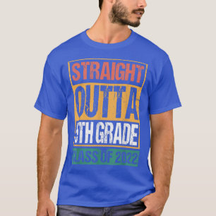 Straight Outta 5th Grade Great Graduation Gift Vin T-Shirt