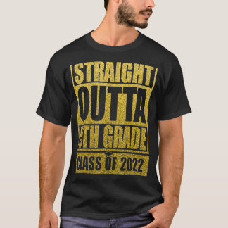 Straight Outta 5th Grade Tie Dye Great Graduation T-Shirt