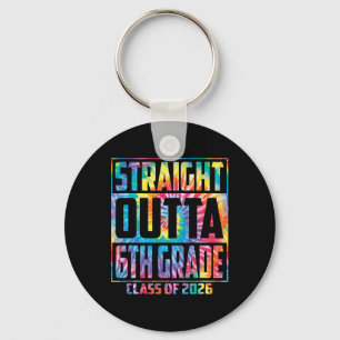 Straight Outta 6th Grade Cl 2026 Graduation Sixth Key Ring
