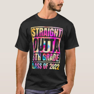 Straight Outta 6th Grade S Kids Boys 2022 Graduati T-Shirt