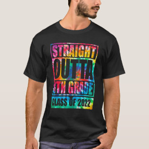 Straight Outta 8th Grade Class Of 2022 Graduation T-Shirt