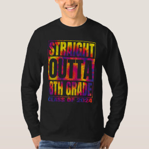 Straight Outta 8th Grade Graduation of 2024 Class T-Shirt