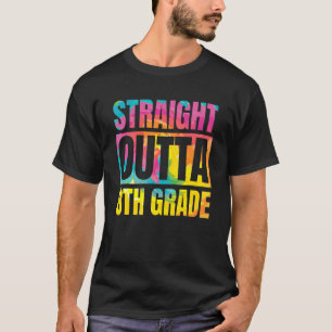 Straight Outta 8th Grade Great Kids Graduation Tie T-Shirt
