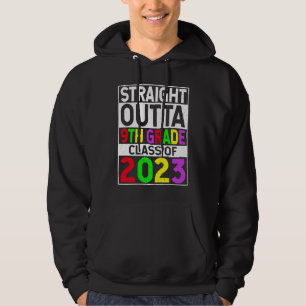 Straight Outta 9th Grade 2023 Graduation Ninth Gr Hoodie