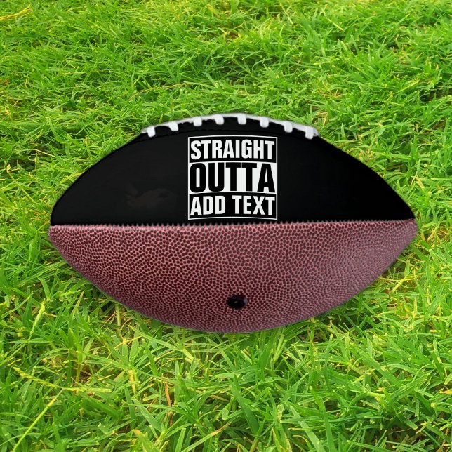 STRAIGHT OUTTA - add your text here/create own American Football (Creator Uploaded)