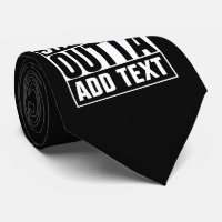 STRAIGHT OUTTA - add your text here/create own