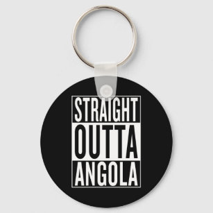 straight outta Angola Key Ring