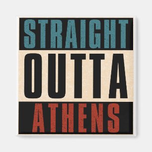 Straight Outta Athens Georgia GA Magnet