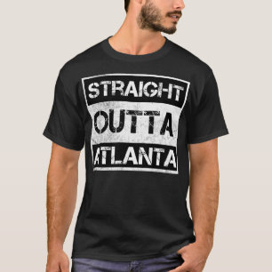 Straight Outta Atlanta Georgia Vintage Distressed  T-Shirt