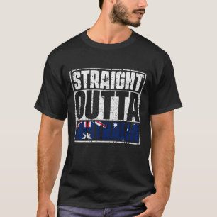 Straight Outta Australia Flag T-Shirt