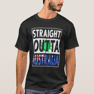 Straight Outta Australia Flu Men Women Kids Sweat T-Shirt