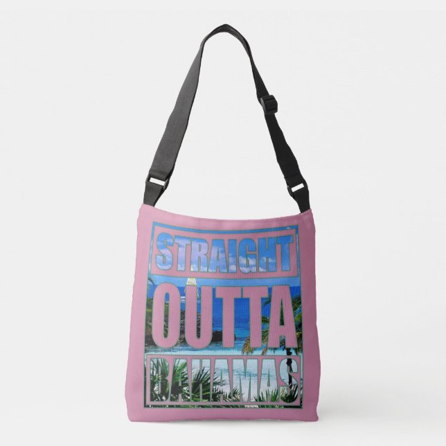 Straight Outta Bahamas Crossbody Bag (Front)