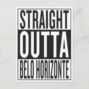 straight outta Belo Horizonte Postcard
