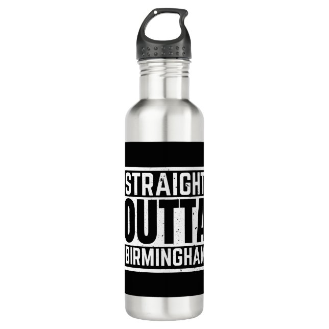 Straight Outta Birmingham 710 Ml Water Bottle (Front)