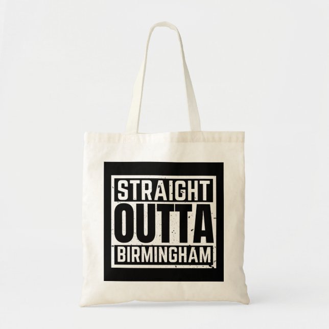 Straight Outta Birmingham Tote Bag (Front)