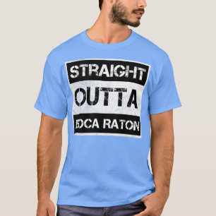 Straight Outta Boca Raton city Florida Vintage Dis T-Shirt