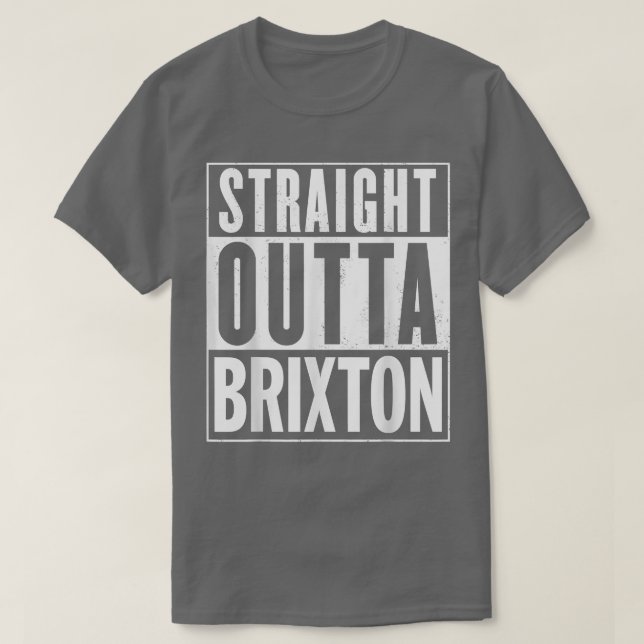 Straight Outta Briton _ Funny  T-Shirt (Design Front)