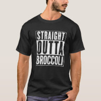 Straight Outta Broccoli Vintage Distressed Funny