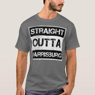 Straight Outta burg Pennsylvania Vintage Distresse T-Shirt