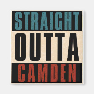 Straight Outta Camden New Jersey NJ Magnet